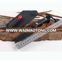 Stainless steel survival rescue knife hunting knife with whistle and fire starter